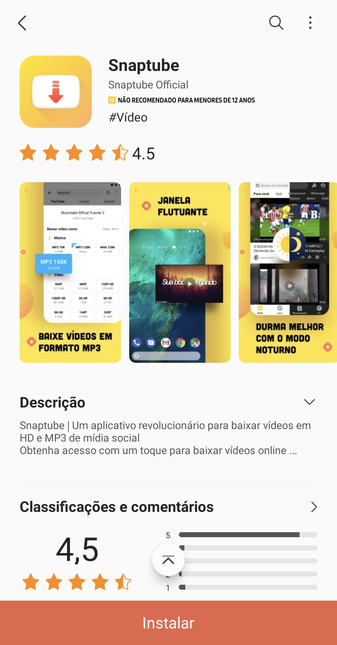 Como Baixar Videos Do Instagram E Outras Redes Sociais Pelo Snaptube Dicas De Aplicativos E Informatica