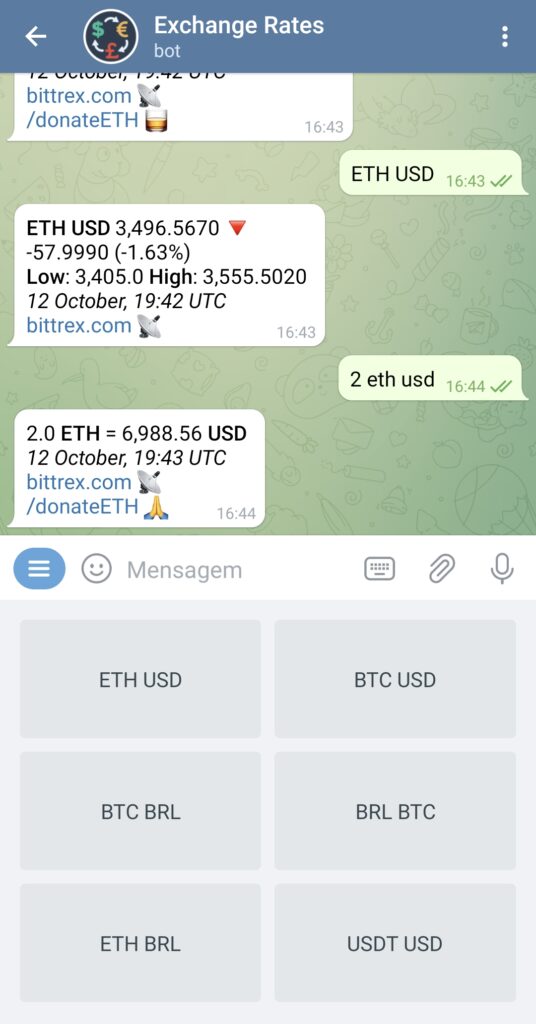 bot conversor moeda telegram