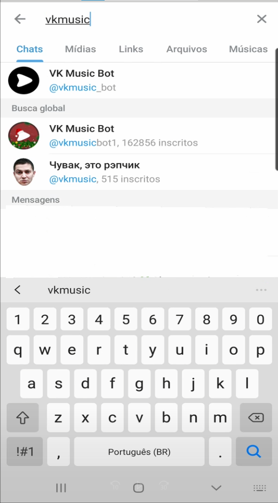 bot telegram vkmusic